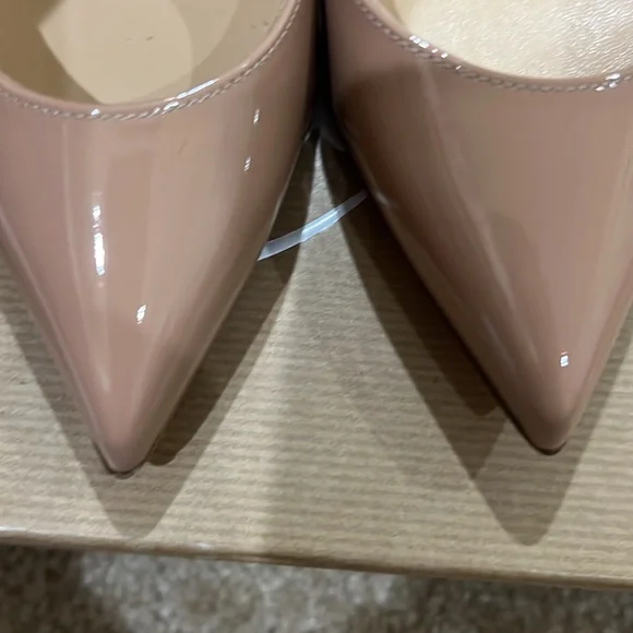 Christian Louboutin, Pigalle 100, Nude, shiny leather - Picture 15 of 17
